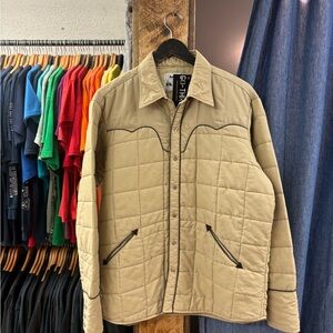 Vintage MWG Beige Quilted Men's Jacket